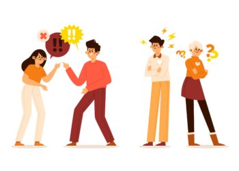 Ilustrasi People Conflict dan berkubu - Freepik/pikisuperstar