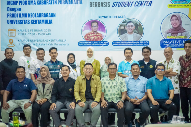 Kolaborasi Prodi Ilmu Keolahragaan Universitas Kartamulia Purwakarta dengan MGMP PJOK SMA Kabupaten Purwakarta