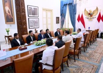 Terima Pimpinan Komisi V DPR RI, Presiden Prabowo Bahas Infrastruktur, Irigasi, dan Permukiman 17 April 2025 - BPMI Setpres