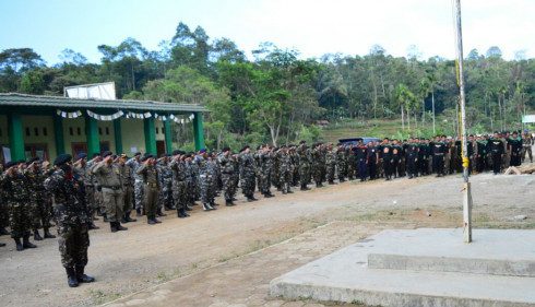 Ratusan Banser Purwakarta Diterjunkan untuk Pengamanan Muskercab PCNU di Cipulus - Media Center NU Purwakarta