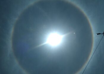 Fenomena Halo Matahari di Purwakarta - Dok. Pribadi