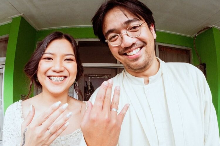 Momen pernikahan Danilla Riyadi dengan Satryo Rizqi Ramadhan - Instagram/@danillariyadi Photo by @rizky.nawan