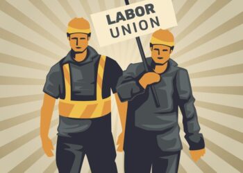 Ilustrasi Organisasi Buruh May Day - Freepik