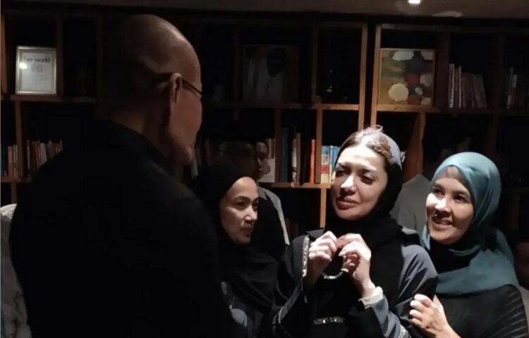 Potret Najwa Shihab berkabung - Instagram/Deddy Corbuzier