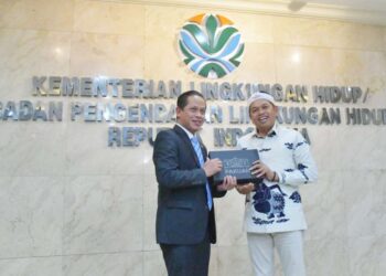 Pertemuan Dedi Mulyadi dengan Menteri Lingkungan Hidup Hanif Faisol, di Kantor Kementerian LH di Jakarta - Gambar/Humas Jabar