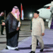 Presiden Republik Indonesia, Prabowo Subianto mendarat di Royal Terminal, Bandar Udara Internasional King Abdulaziz, Jeddah, Arab Saudi, pada Selasa, 1 Juli 2025 untuk memulai kunjungan kenegaraan. Foto: BPMI Setpres/Rusman