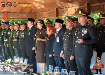 Upacara Hari Bhayangkara ke-79 di Purwakarta