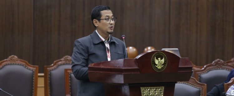 Mahkamah Agung (MA), Kepolisian RI, dan Komisi Pemberantasan Korupsi (KPK) menjadi Pihak Terkait dalam sidang Perkara Nomor 142/PUU-XXII/2024 dan 161/PUU-XXII/2024, Rabu (16/7/2025). Humas/Bay