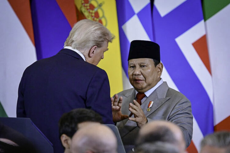 Presiden Republik Indonesia, Prabowo Subianto menghadiri Konferensi Tingkat Tinggi (KTT) Perdamaian Sharm El-Sheikh yang digelar di International Congress Centre, Sharm El-Sheikh, Republik Arab Mesir, pada Senin, 13 Oktober 2025. (Foto: BPMI Setpres)