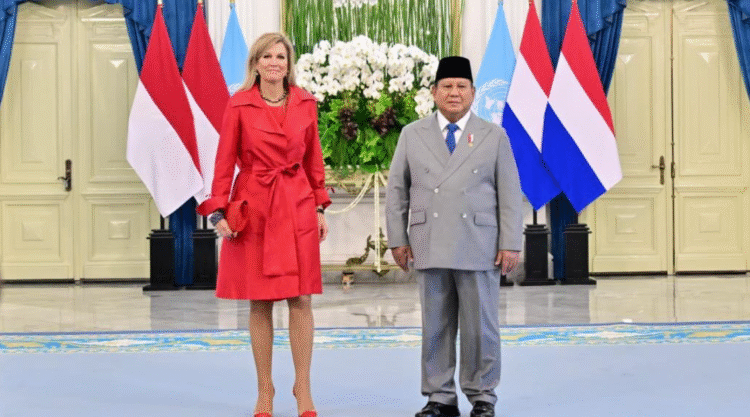 Presiden Republik Indonesia Prabowo Subianto menerima kunjungan Ratu Máxima dari Belanda di Istana Merdeka, Jakarta, pada Kamis, 27 November 2025. Foto: BPMI Setpres/Rusman