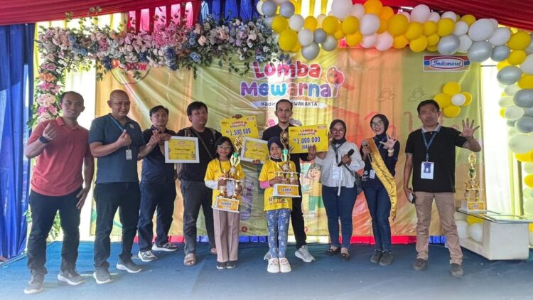 Indomaret Cabang Purwakarta Dorong Kreativitas Anak Lewat Lomba Mewarnai Bersama Dancow - Dok. JJ