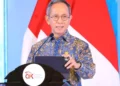 Ketua Dewan Komisioner OJK Mahendra Siregar dalam acara Dialog OJK dengan Industri Jasa Keuangan di Jakarta. (Foto: Dok. OJK)
