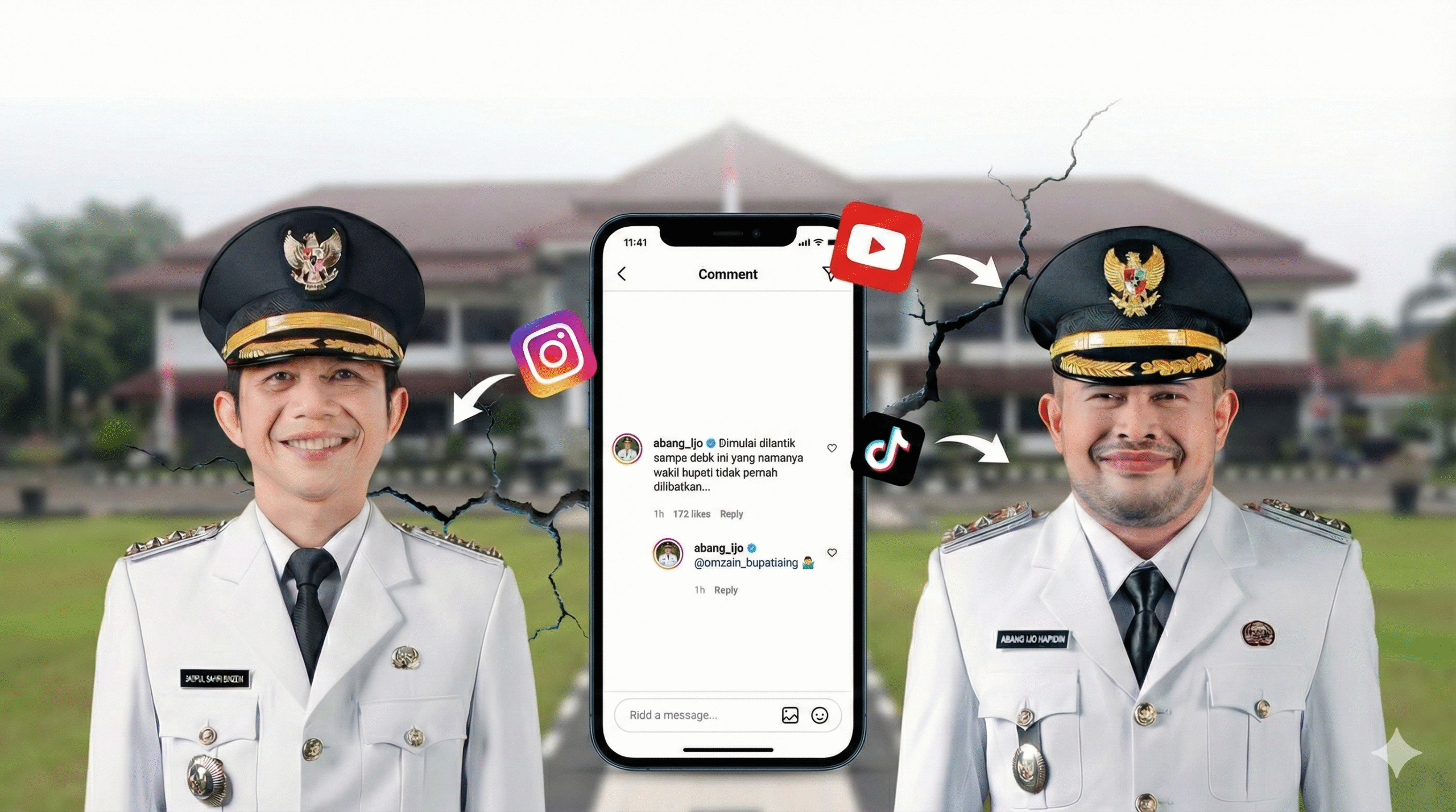 Bupati dan Wakil Bupati Purwakarta - Ilustrasi Gambar/Gemini AI