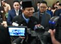 Presiden Prabowo memberikan keterangannya kepada wartawan di Washington DC, Amerika Serikat, pada Sabtu, 21 Februari 2026. Foto: BPMI Setpres/Cahyo