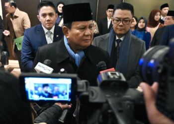 Presiden Prabowo memberikan keterangannya kepada wartawan di Washington DC, Amerika Serikat, pada Sabtu, 21 Februari 2026. Foto: BPMI Setpres/Cahyo