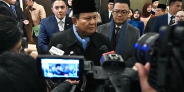 Presiden Prabowo memberikan keterangannya kepada wartawan di Washington DC, Amerika Serikat, pada Sabtu, 21 Februari 2026. Foto: BPMI Setpres/Cahyo