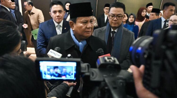 Presiden Prabowo memberikan keterangannya kepada wartawan di Washington DC, Amerika Serikat, pada Sabtu, 21 Februari 2026. Foto: BPMI Setpres/Cahyo