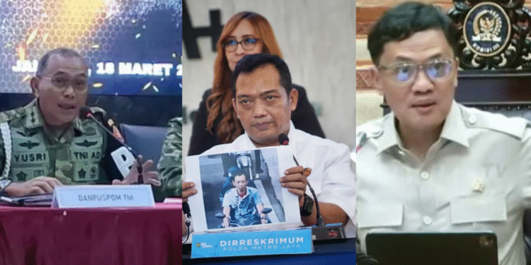 Menanggapi Konferensi Pers Danpuspom TNI, Polda Metro Jaya, dan Komisi III DPR RI pada 18 Maret 2026