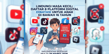 8 Platform Digital yang Dibatasi untuk Anak di Bawah 16 Tahun Mulai 28 Maret