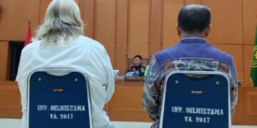 Sidang kasus korupsi proyek pengadaan satelit orbit 123 derajat bujur Timur di Kemenhan RI tahun 2012-2021 di Pengadilan Militer II-08 Jakarta, Selasa (31/3/2026) dok. via Era.id