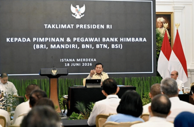Presiden Prabowo Tegaskan Himbara sebagai Motor Ekonomi Nasional dengan Kapitalisasi Rp1.100 Triliun - Dok. BPMI Setpres