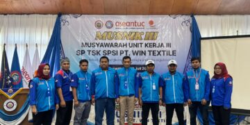Musyawarah Anggota Unit Kerja (Musnik) III Serikat Pekerja Tekstil, Sandang, dan Kulit (SP TSK) SPSI PT Win Textile - Dok/Firman