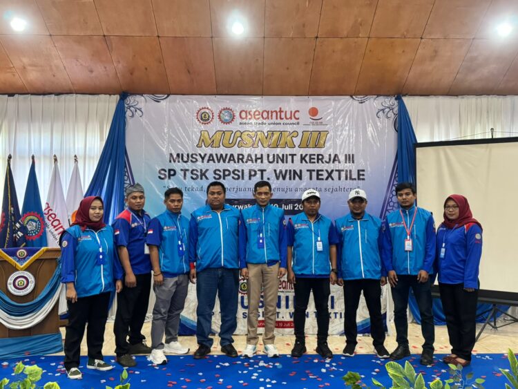 Musyawarah Anggota Unit Kerja (Musnik) III Serikat Pekerja Tekstil, Sandang, dan Kulit (SP TSK) SPSI PT Win Textile - Dok/Firman