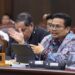 Rahmat Bagja Ketua Bawaslu saat memberikan keterangan pada sidang pemeriksaan Perselisihan Hasil Pemilihan Umum, Rabu (23/09) di Ruang Sidang MK. Foto Humas/Ifa.